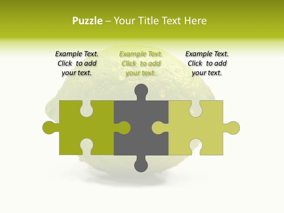 Yellow Close Isolated PowerPoint Template