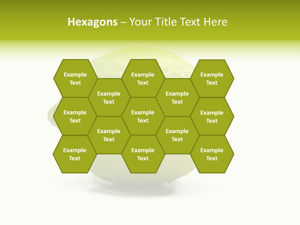 Yellow Close Isolated PowerPoint Template