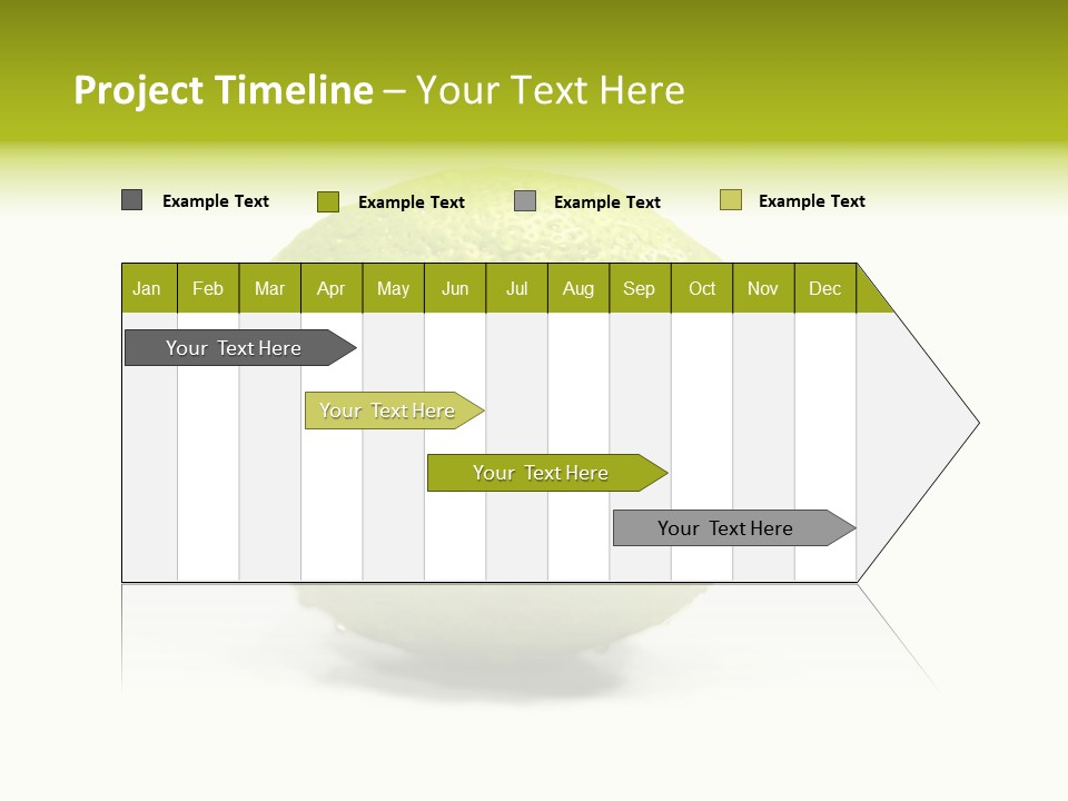 Yellow Close Isolated PowerPoint Template