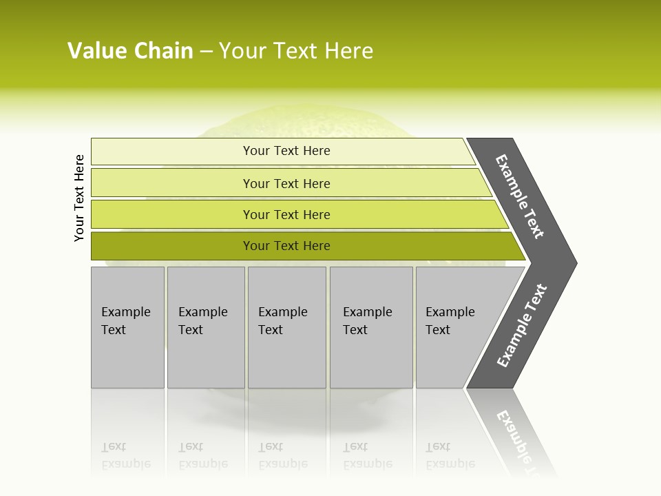 Yellow Close Isolated PowerPoint Template