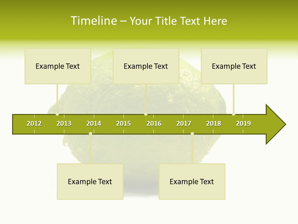 Yellow Close Isolated PowerPoint Template