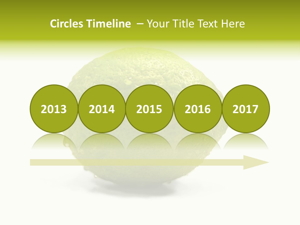 Yellow Close Isolated PowerPoint Template