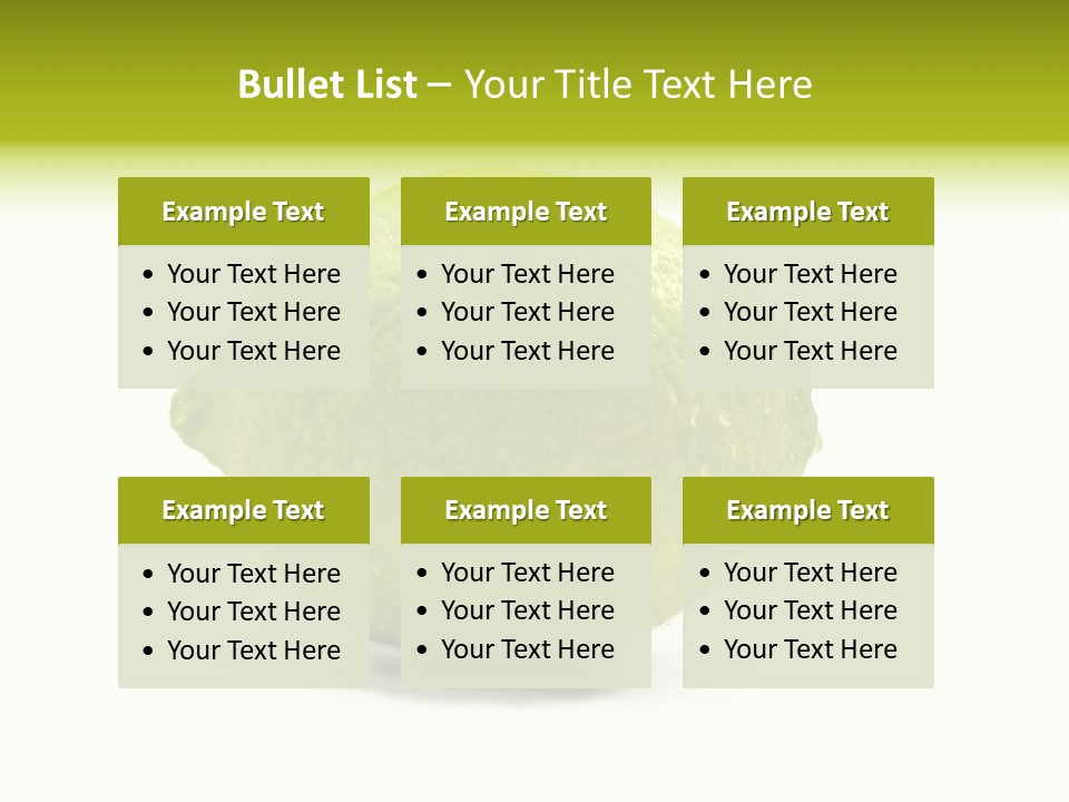 Yellow Close Isolated PowerPoint Template
