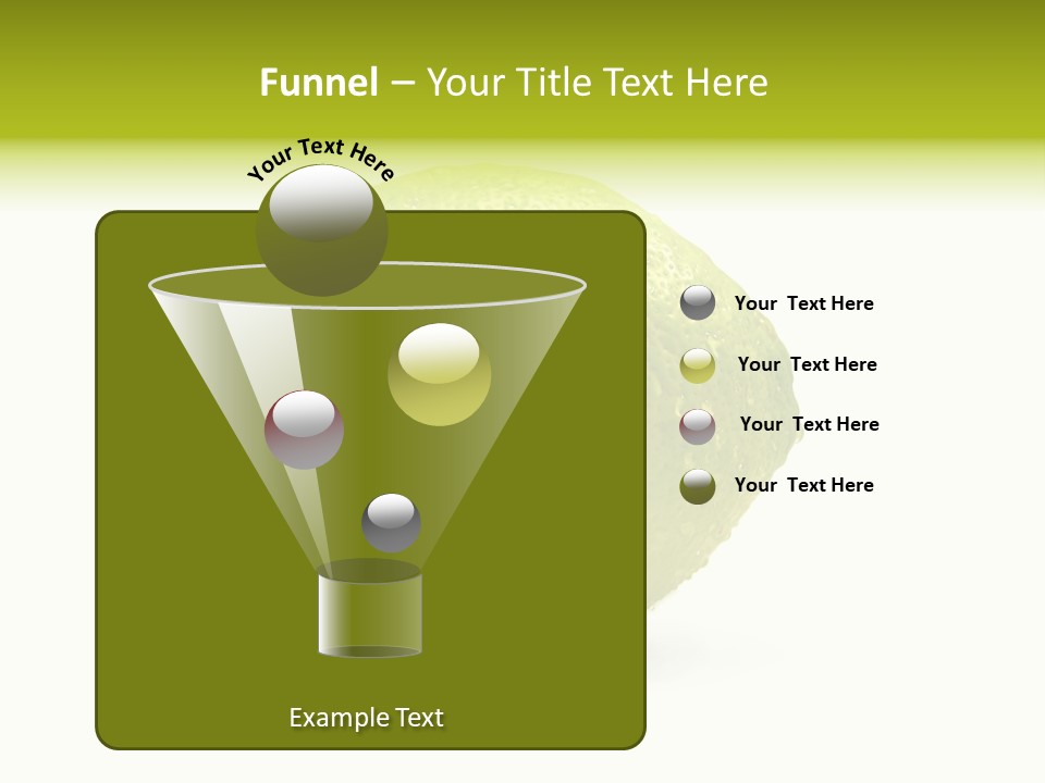 Yellow Close Isolated PowerPoint Template