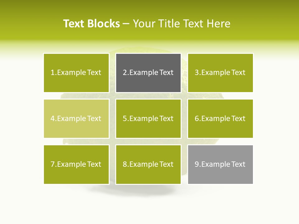 Yellow Close Isolated PowerPoint Template