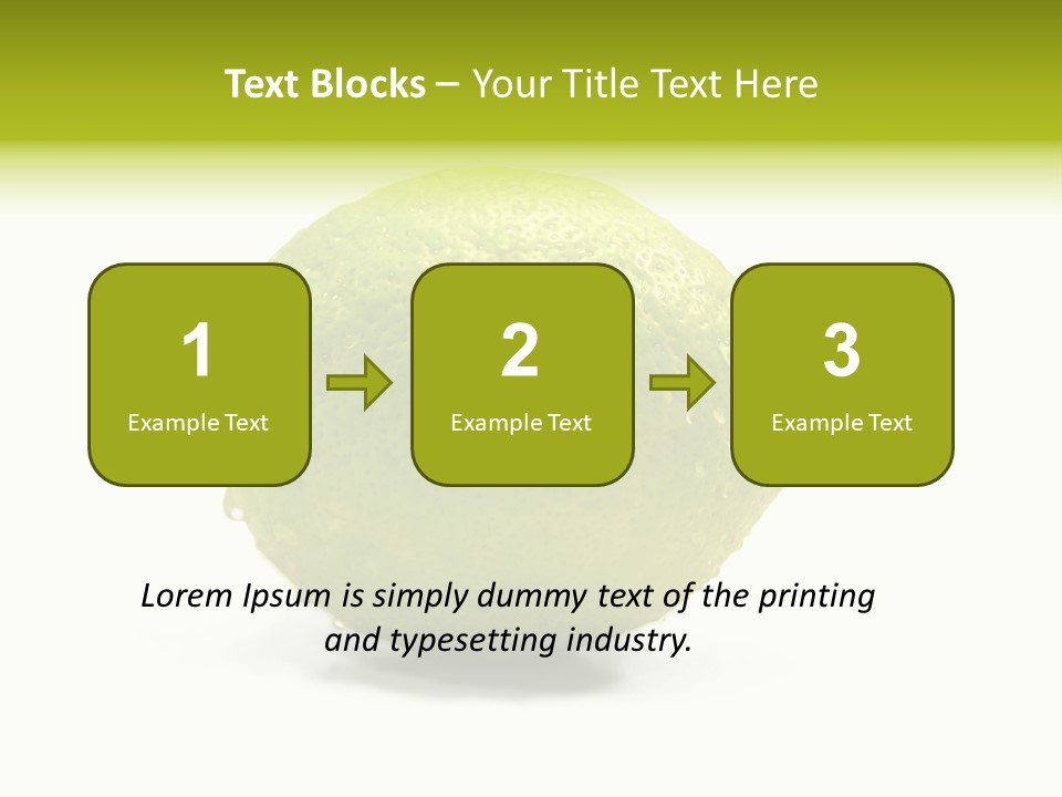 Yellow Close Isolated PowerPoint Template