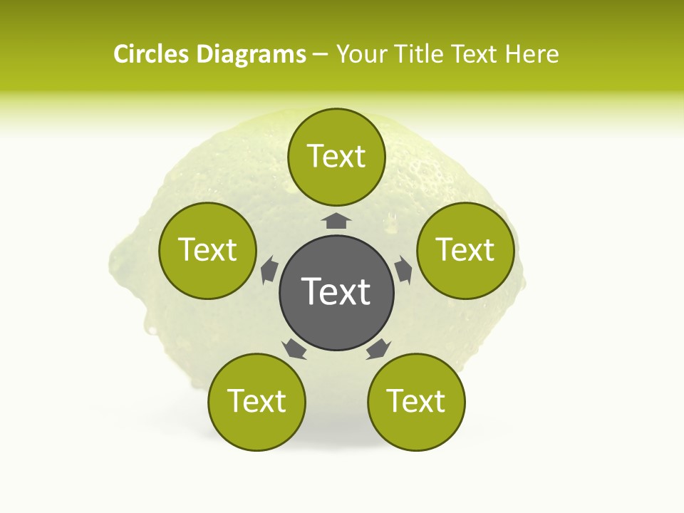 Yellow Close Isolated PowerPoint Template