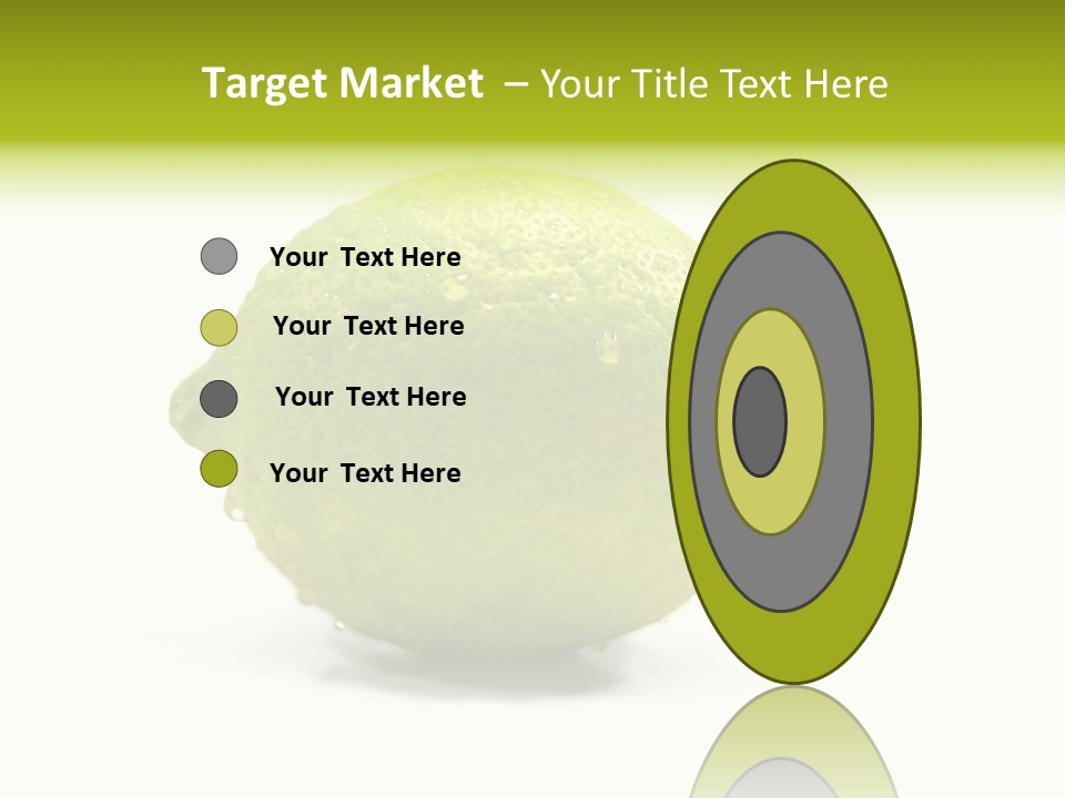 Yellow Close Isolated PowerPoint Template