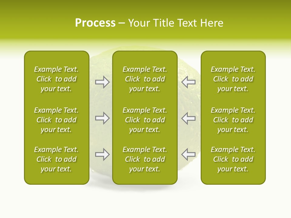 Yellow Close Isolated PowerPoint Template