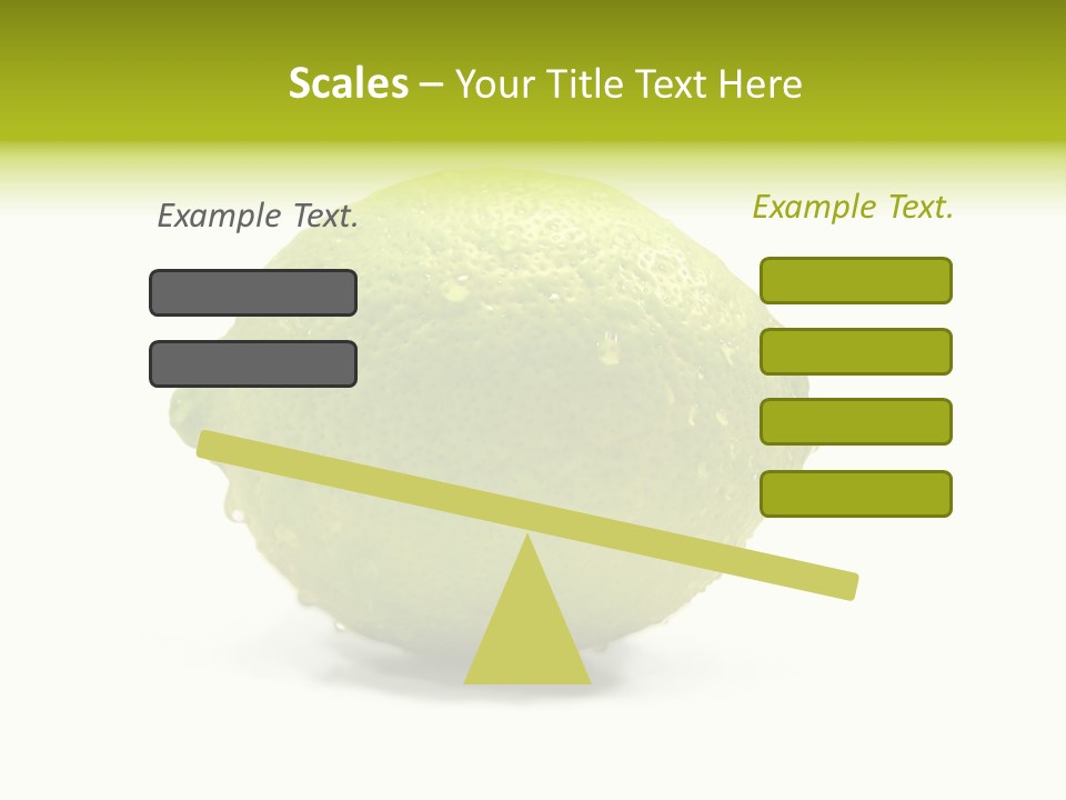 Yellow Close Isolated PowerPoint Template