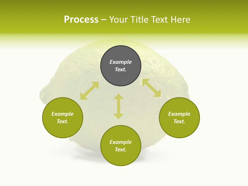 Yellow Close Isolated PowerPoint Template