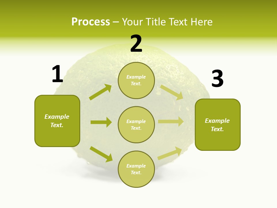 Yellow Close Isolated PowerPoint Template