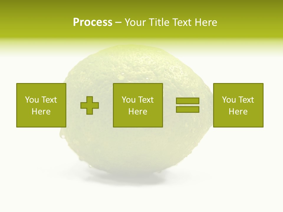 Yellow Close Isolated PowerPoint Template