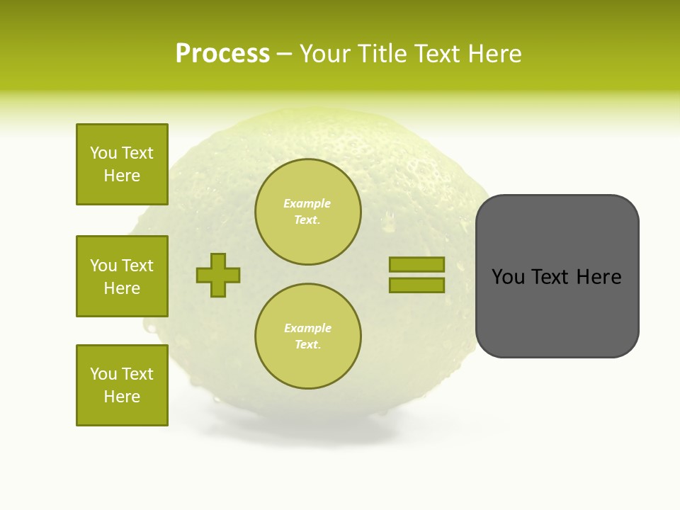 Yellow Close Isolated PowerPoint Template
