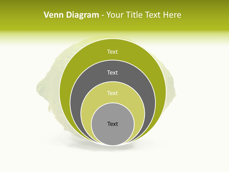 Yellow Close Isolated PowerPoint Template