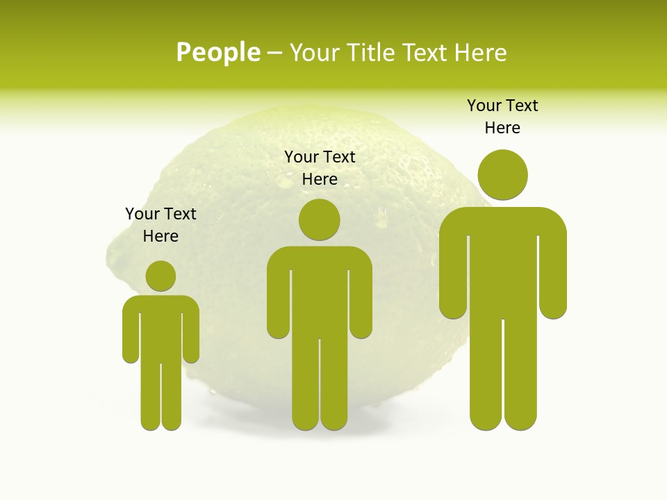 Yellow Close Isolated PowerPoint Template