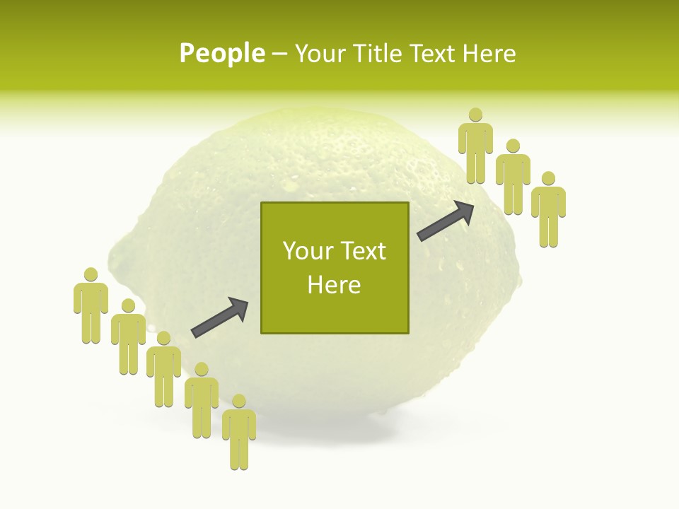 Yellow Close Isolated PowerPoint Template