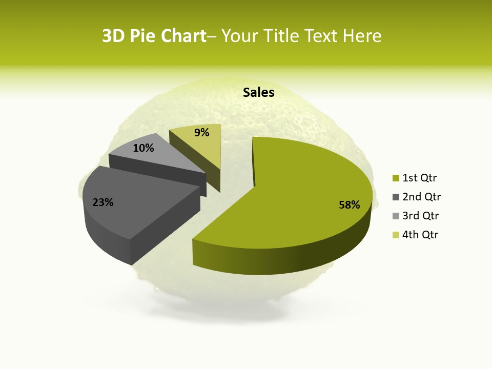 Yellow Close Isolated PowerPoint Template