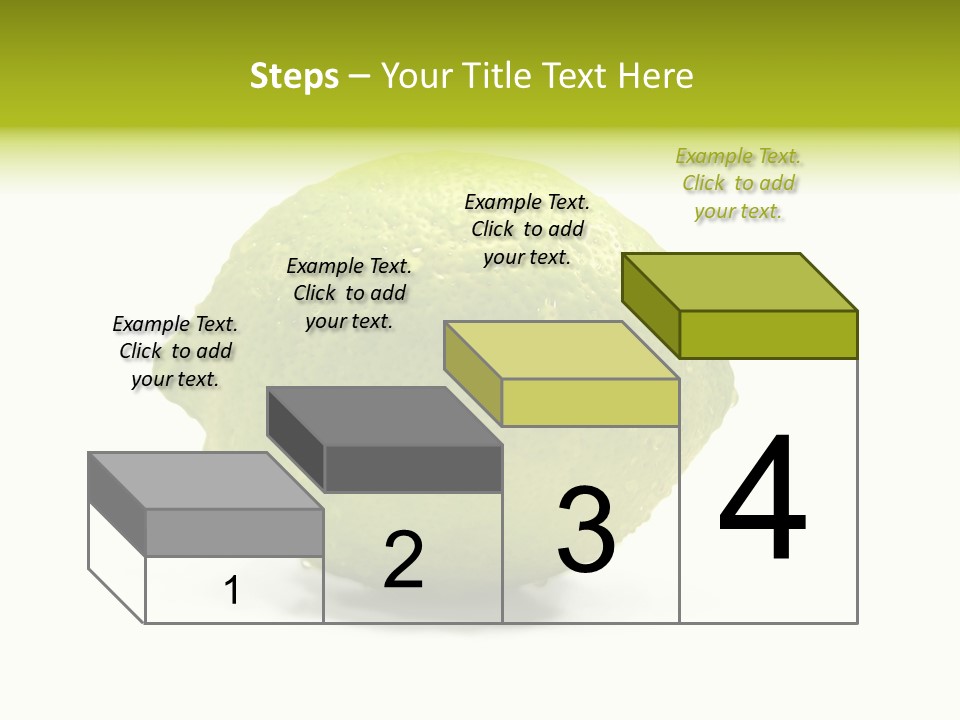 Yellow Close Isolated PowerPoint Template