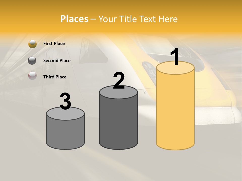 Business Diesel Railway PowerPoint Template