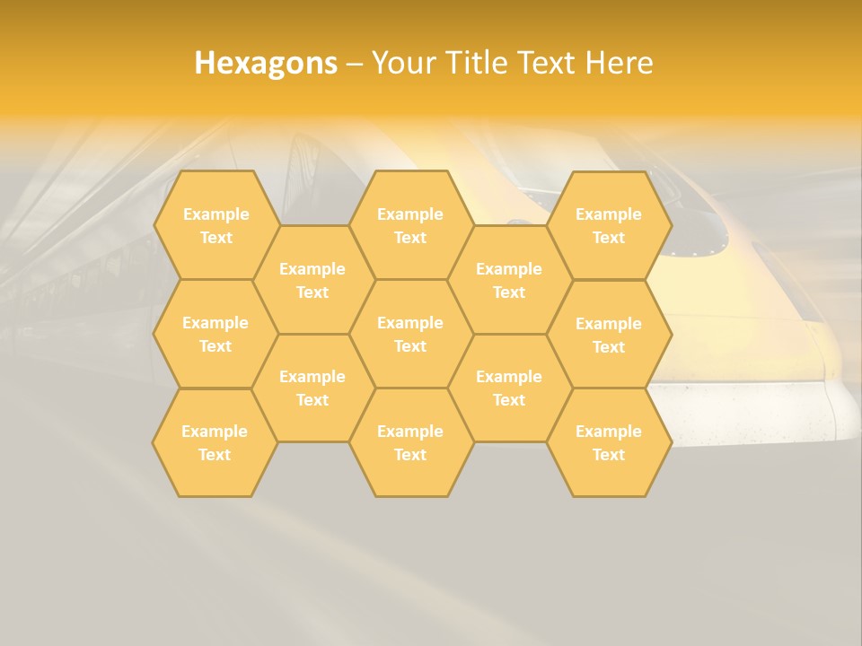 Business Diesel Railway PowerPoint Template