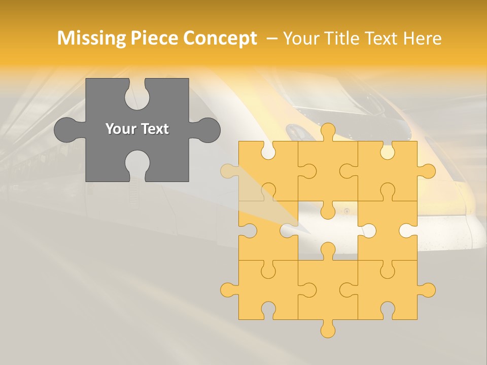 Business Diesel Railway PowerPoint Template