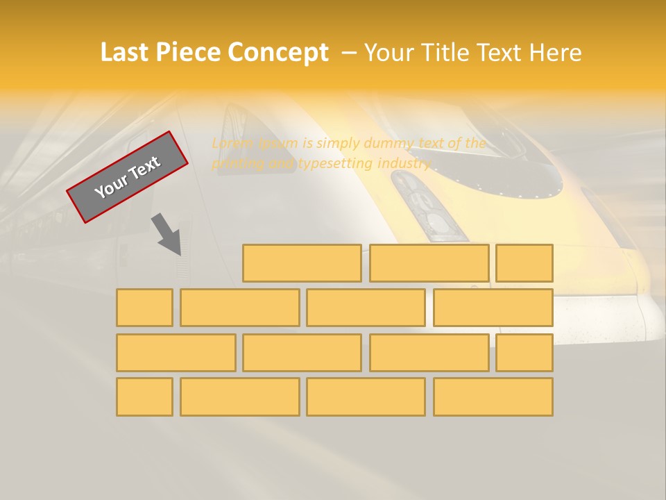 Business Diesel Railway PowerPoint Template