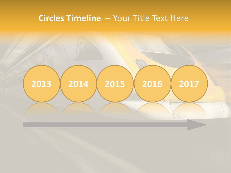 Business Diesel Railway PowerPoint Template