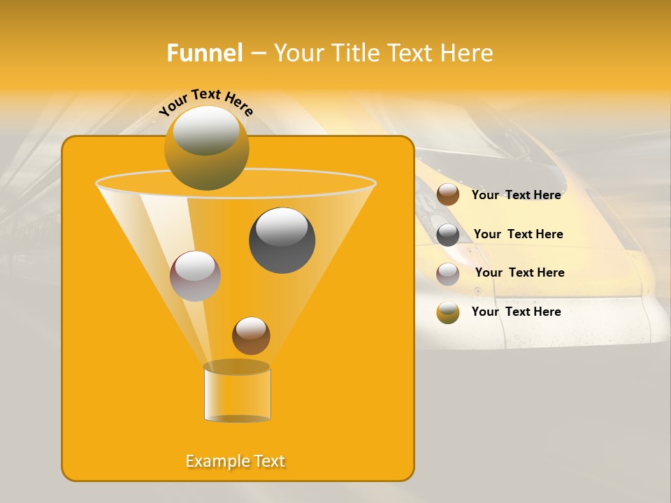 Business Diesel Railway PowerPoint Template