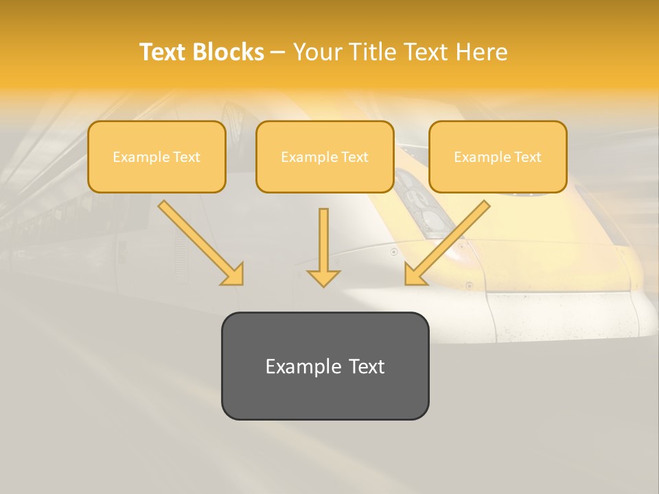 Business Diesel Railway PowerPoint Template