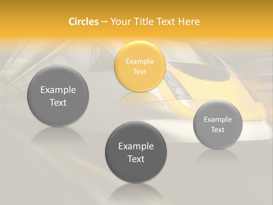 Business Diesel Railway PowerPoint Template
