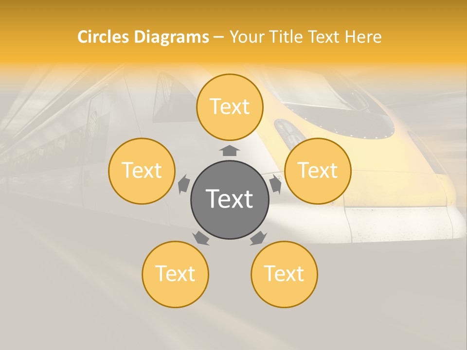 Business Diesel Railway PowerPoint Template