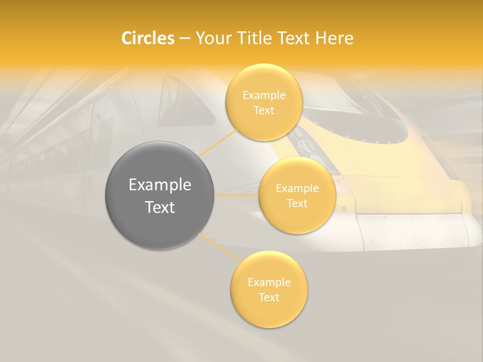 Business Diesel Railway PowerPoint Template