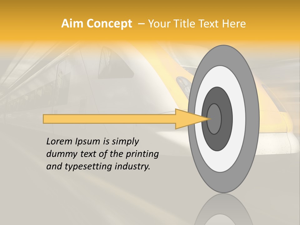 Business Diesel Railway PowerPoint Template