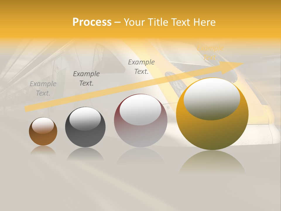 Business Diesel Railway PowerPoint Template
