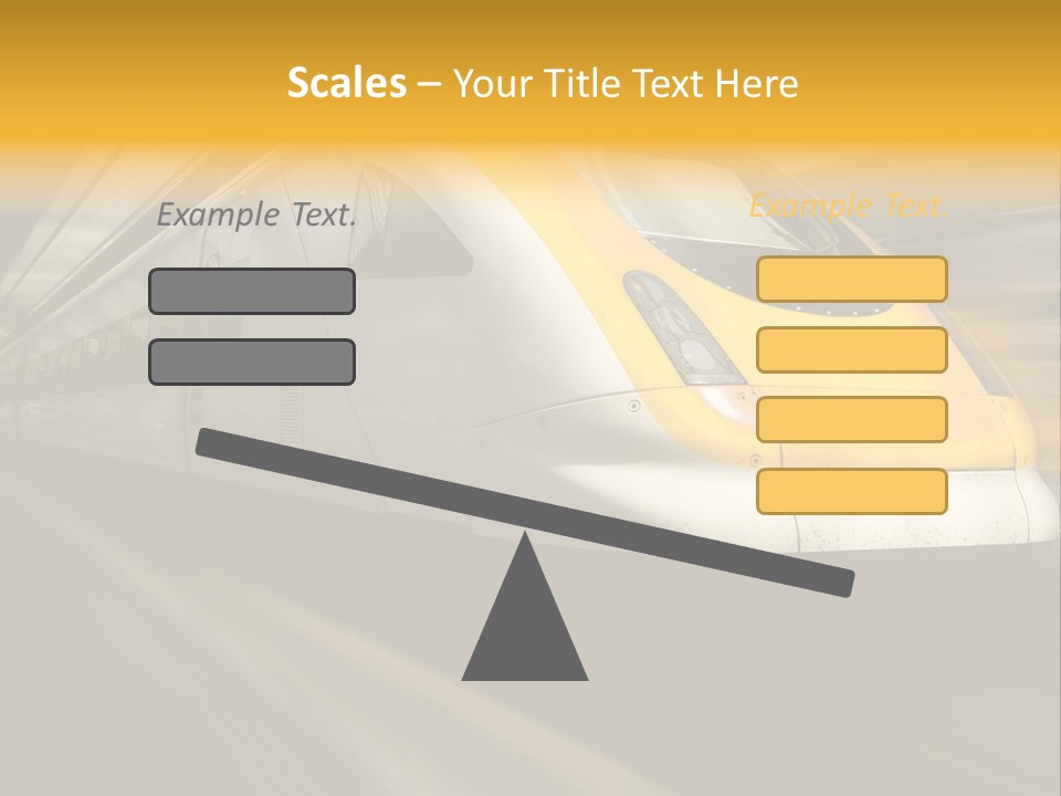 Business Diesel Railway PowerPoint Template