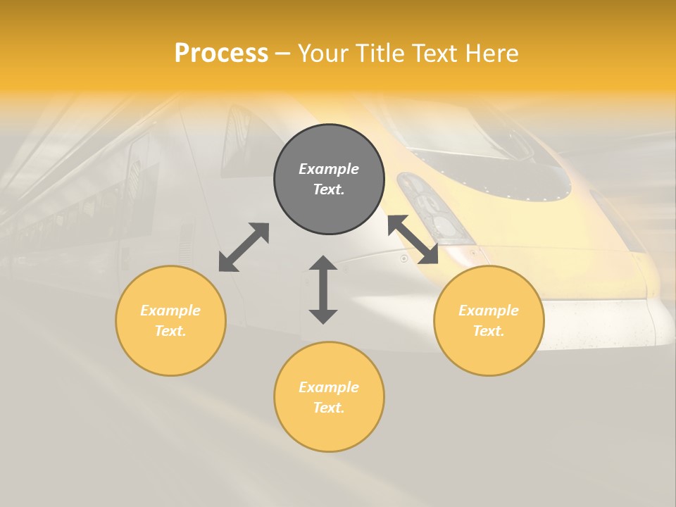 Business Diesel Railway PowerPoint Template