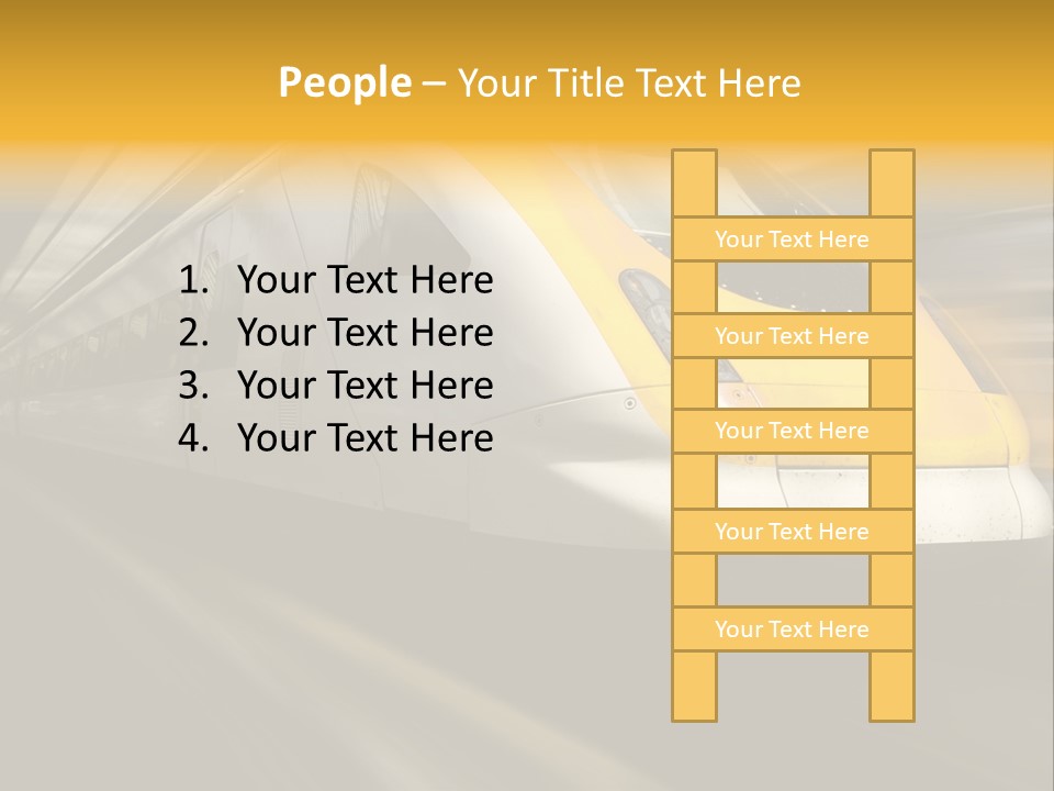 Business Diesel Railway PowerPoint Template