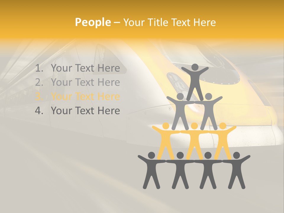 Business Diesel Railway PowerPoint Template