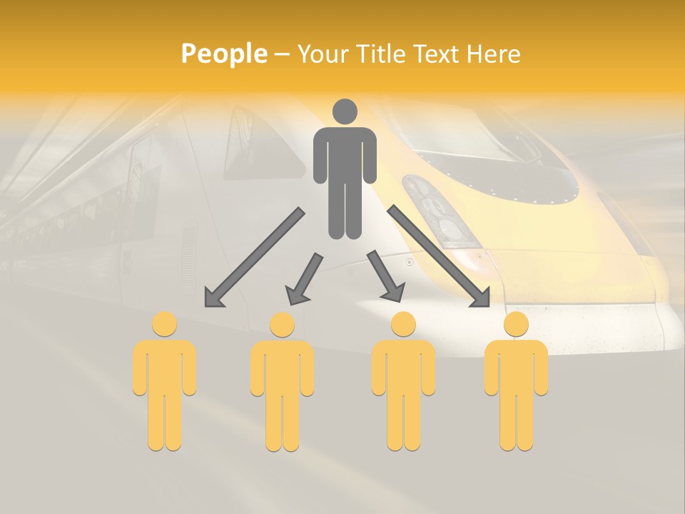 Business Diesel Railway PowerPoint Template