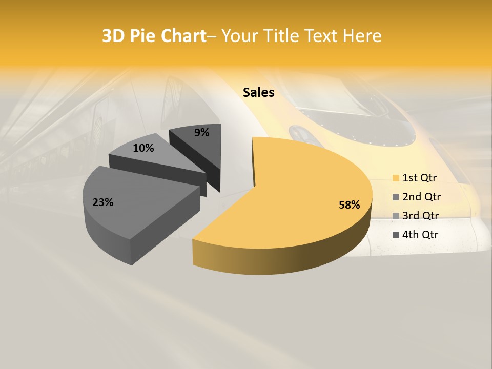 Business Diesel Railway PowerPoint Template
