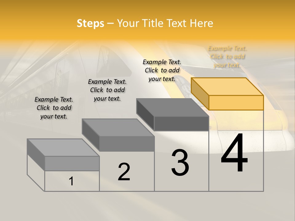 Business Diesel Railway PowerPoint Template
