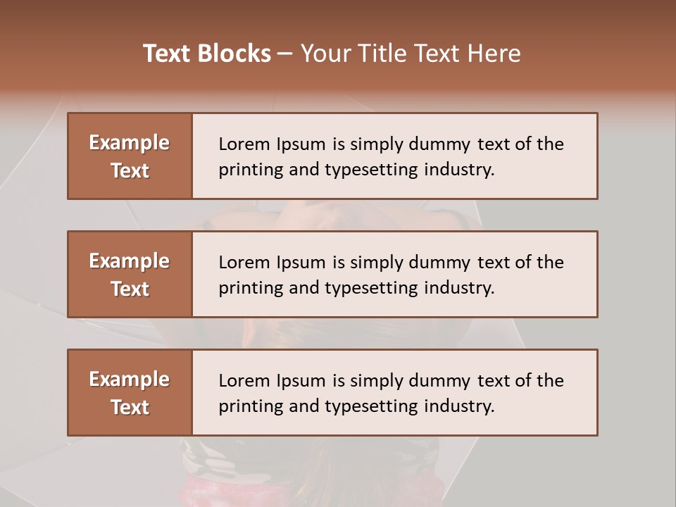 Black Cosmetic Umbrella PowerPoint Template