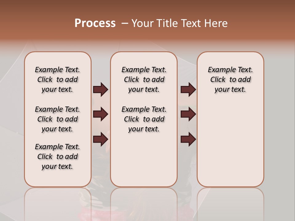 Black Cosmetic Umbrella PowerPoint Template