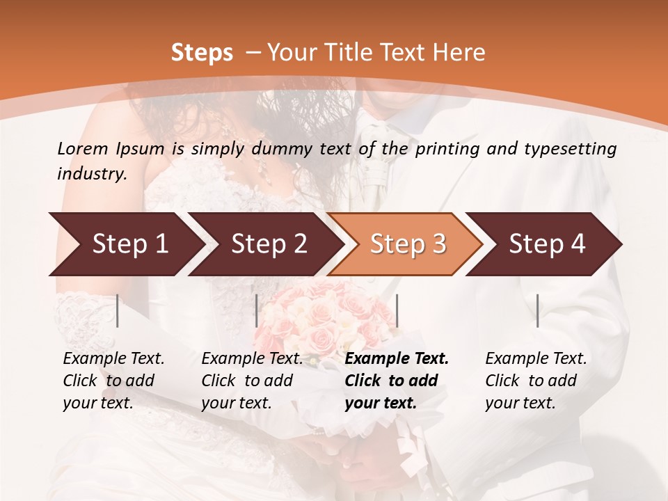 Fashion Caucasian Cheerful PowerPoint Template