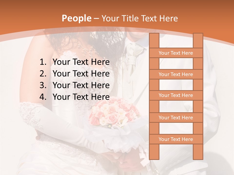 Fashion Caucasian Cheerful PowerPoint Template