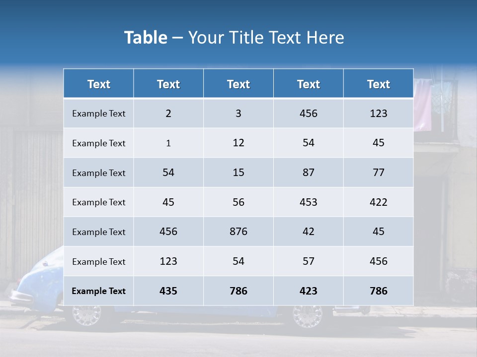 Cuba Park American PowerPoint Template