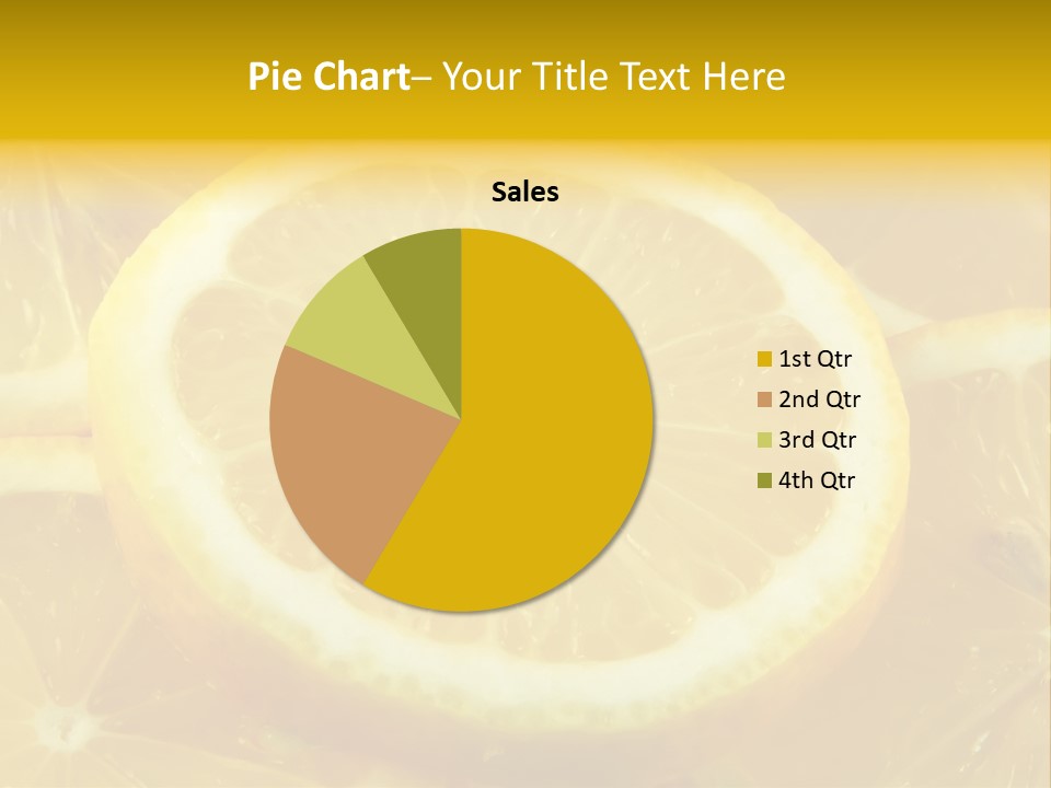 Close Citrus Fruity PowerPoint Template