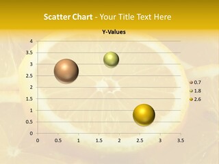 Close Citrus Fruity PowerPoint Template