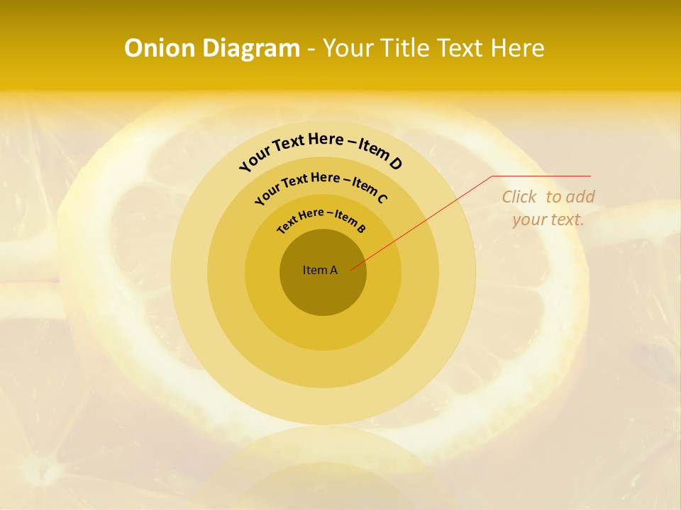 Close Citrus Fruity PowerPoint Template
